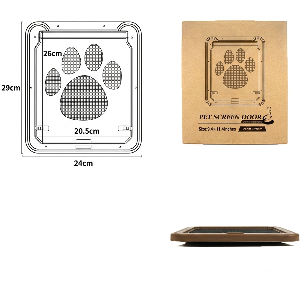 Pet Door with Scratch-Resistant Design - Perfect for all dogs